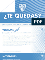 ¿Te Quedas?: Dossier Informativo Campaña Abonos 2023/24