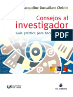 Consejos Al Investigador Guía Práctica para Hacer Una Tesis - Nodrm