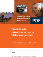 Procesos de Privatización en La Historia Argentina