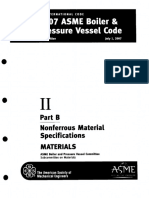 2007asme Boiler & Pressure Vessel Code II Part B Nonferrous Material Specifications