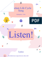 Chicken Life Cycle Song Kindegarten