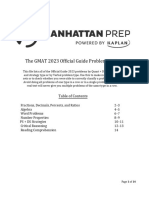 GMAT 7 Ed Og 2023 v1 Problem List Course