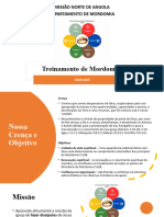 Ciclo de Treinamento de Mordomia - 2024-2025