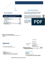 USA-Internet and Tv Bill - Spectrum