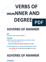 Advs of Manner & Degree