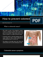 How To Prevent Colorectal Cancer - Martin Perez 5to B