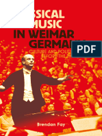 Classical Music in Weimar Germany Culture and Politics before the Third Reich (unknown) (Z-Library)