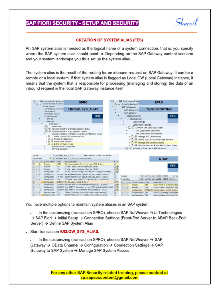 5.+Creation+of+System+Alias+ +fes | PDF | Computer Architecture | Internet