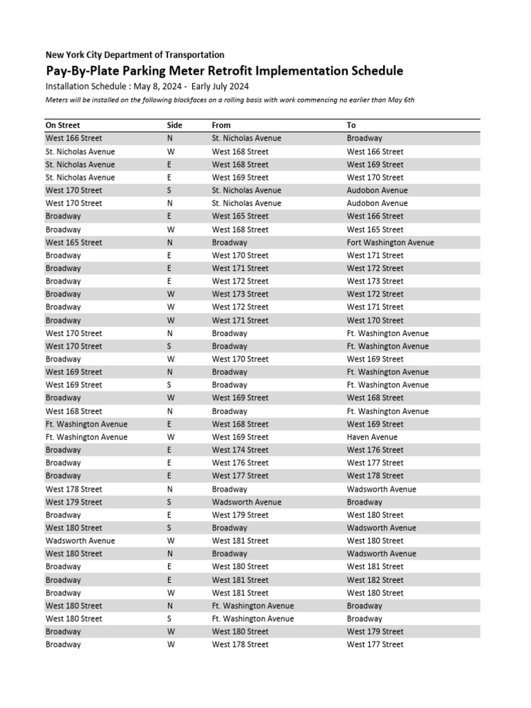 nyc-dot-s-pay-by-plate-implementation-schedule-pdf-broadway
