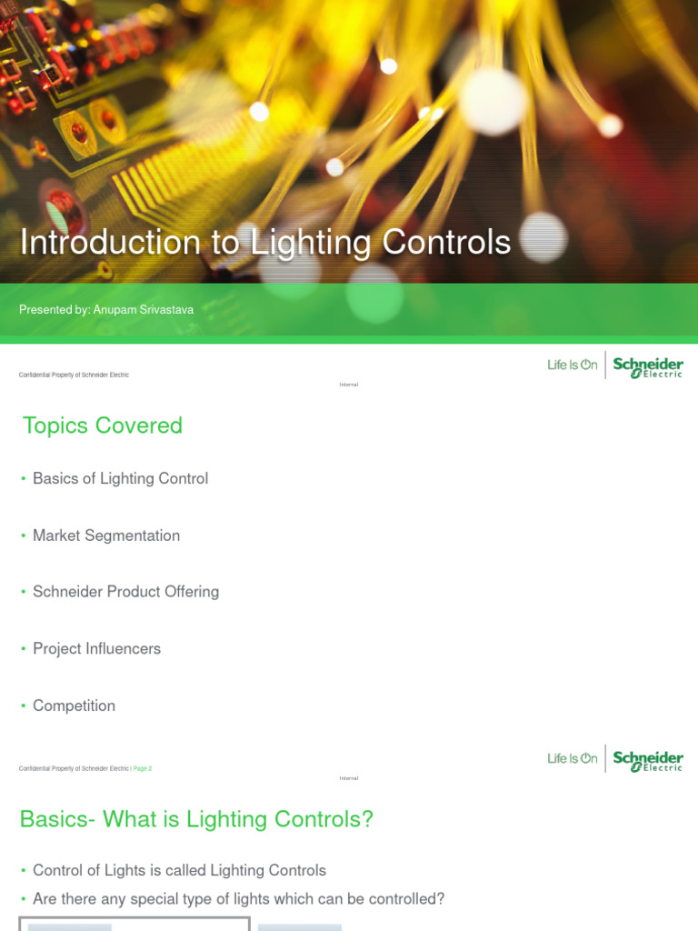 Lighting Controls Overview and Solutions | PDF | Lighting | Fluorescent ...