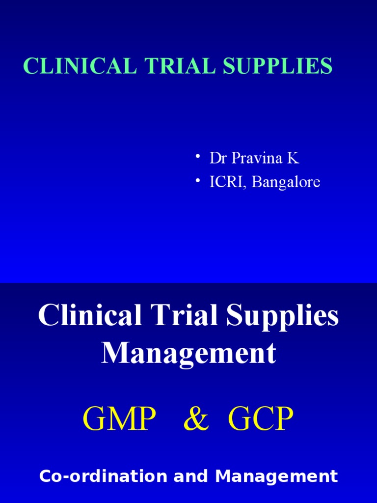 Clinical Trial Supplies PDF Clinical Trial Pharmacy