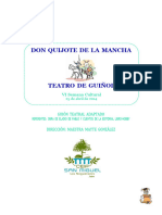 Guinol de Don Quijote de La Mancha-guion Completo 0