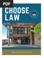 UCT Law Admission Requirements Guide | PDF | Postgraduate Education