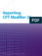 Reporting CPT Modifier 25