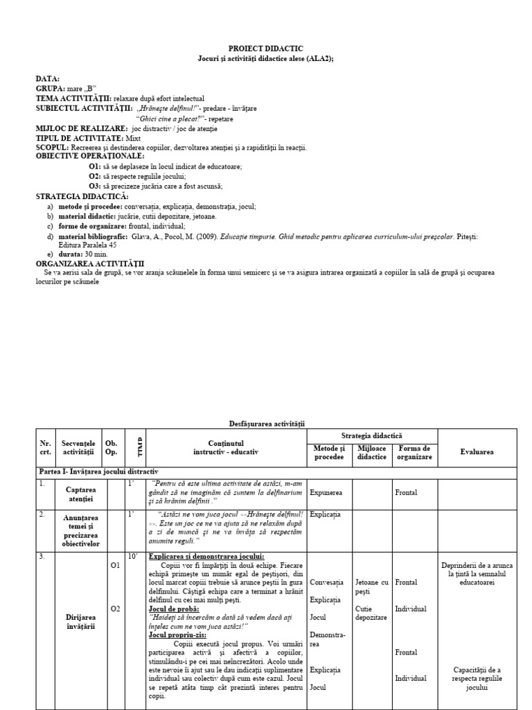 Proiect Jala 2 | PDF