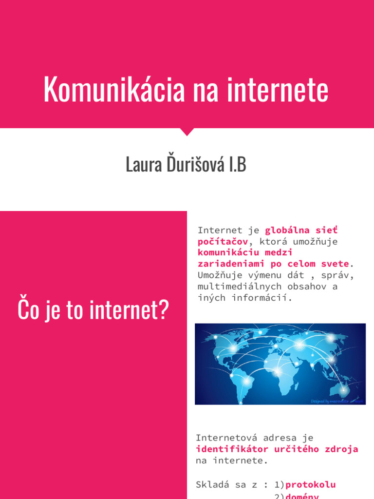 Komunikácia Na Internete - Prezentácia | PDF
