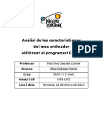 Anàlisi de Les Característiques Del Meu Ordinador Utilitzant El Programari CPU-Z