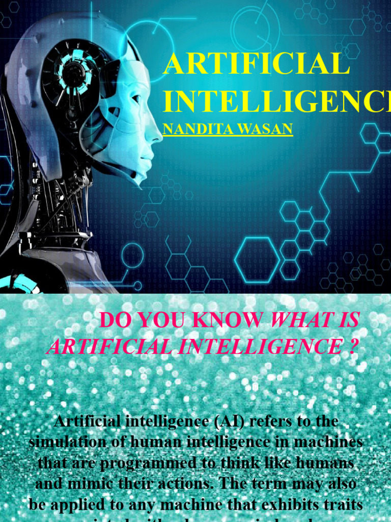 Artificial intelligence ppt by nandita pdf artificial intelligence