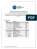 Programme LICENCE ANALYSE STATISTIQUE ECONOMIQUE ET FINANCIERE (ASEF)