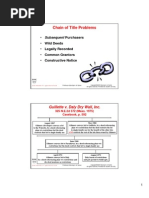 Class 19 Chain of Title Problems