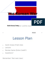The Korean War: Click To Edit Master Subtitle Style