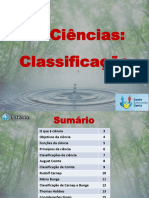 As Cic3aancias Classificac3a7c3b5es