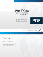 Lecture 5 Data Science (K Mean Clustering)