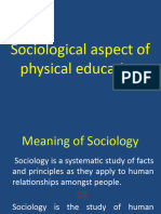 Sociologicaol Aspects of Physical Education