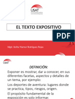 El Texto Expositivo - Disposición Estructural