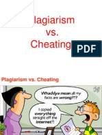 Cheating Vs Plagiarism