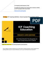 ICF Coaching Definition - Some Important Facts & FAQs (2022)