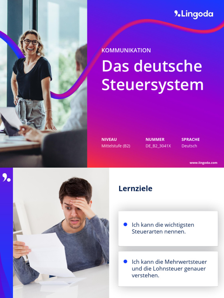 DE - B2 - 3041X-Das Deutsche Steuersystem | PDF