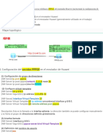 PPPoE Del Enrutador Huawei (Incluyendo La Configuración de Client + NAT y Del Servidor) IP ENSP