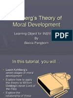 Kohlberg's Theory of Moral Development: Learning Object For INSYS 448 by Becca Pangborn