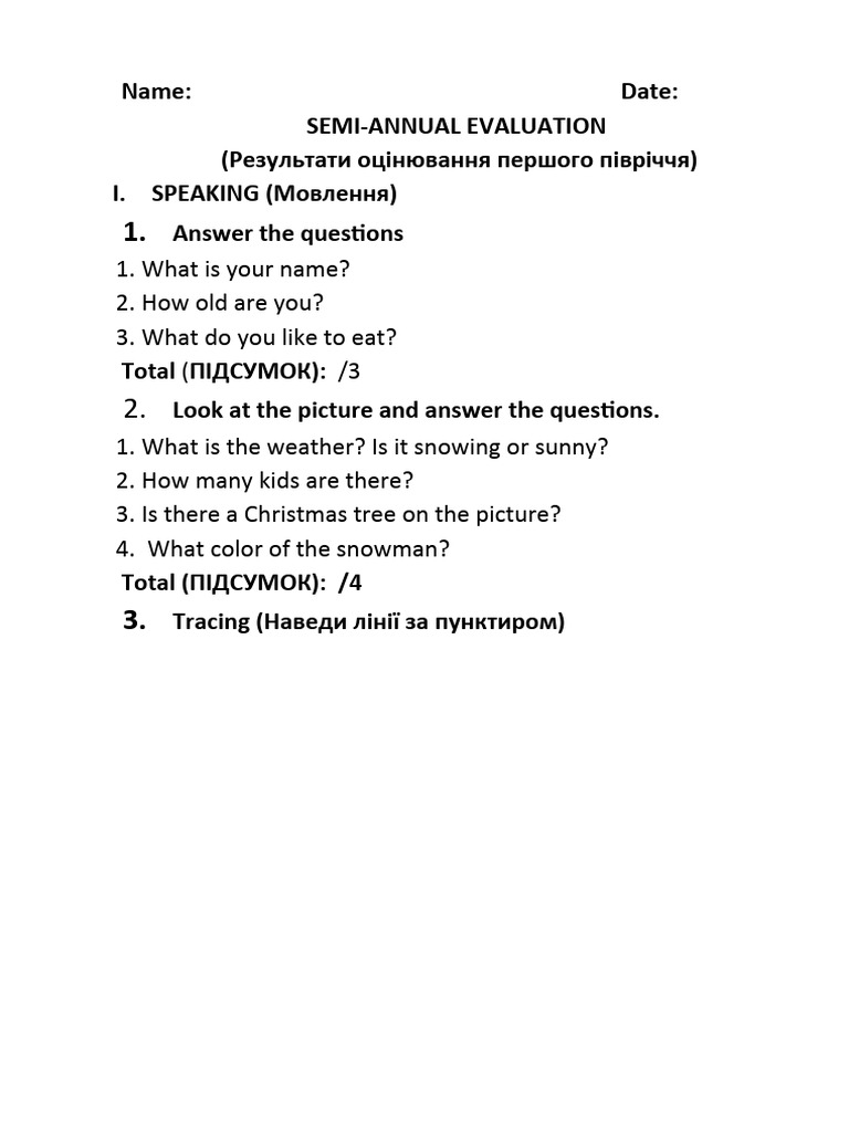 Testing For Toddlers | PDF