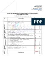 CONTEÚDO PROGRAMÁTICO E PROGRAMA GERAL