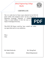 Certificate: Lukhdhirji Engineering College