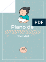 Plano de Amamentação Checklist