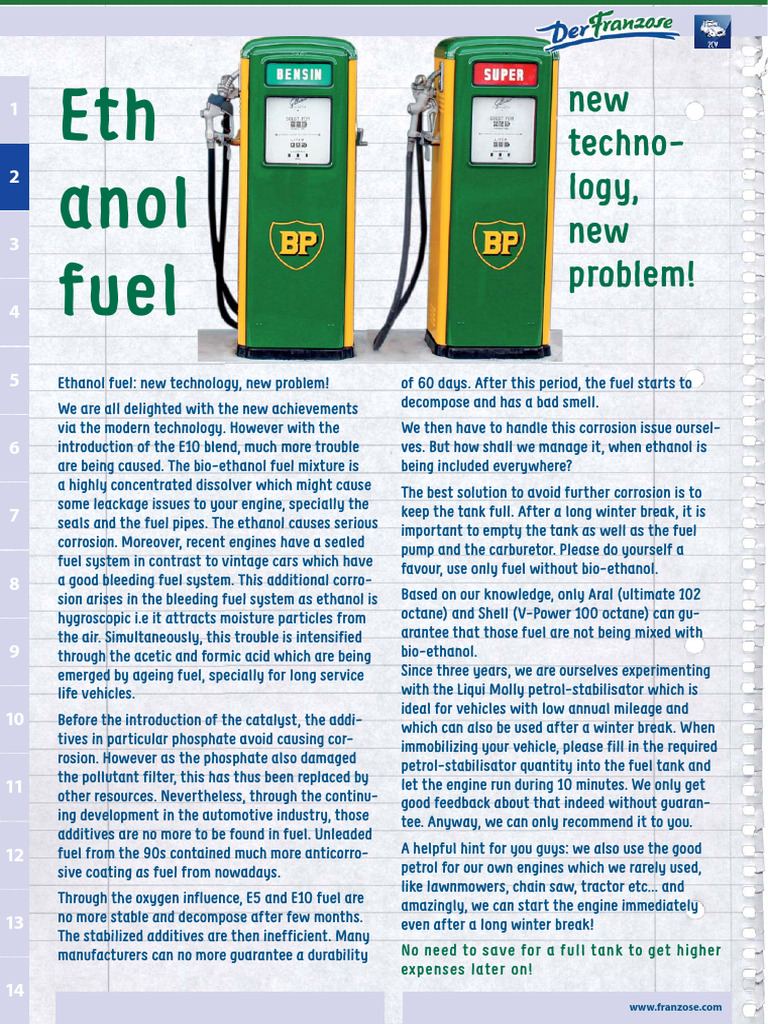Benzin en | PDF | Ethanol | Gasoline