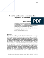 A Escrita Adolescente Como Impasse Feminista