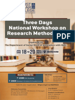 Workshop on Research Methodology