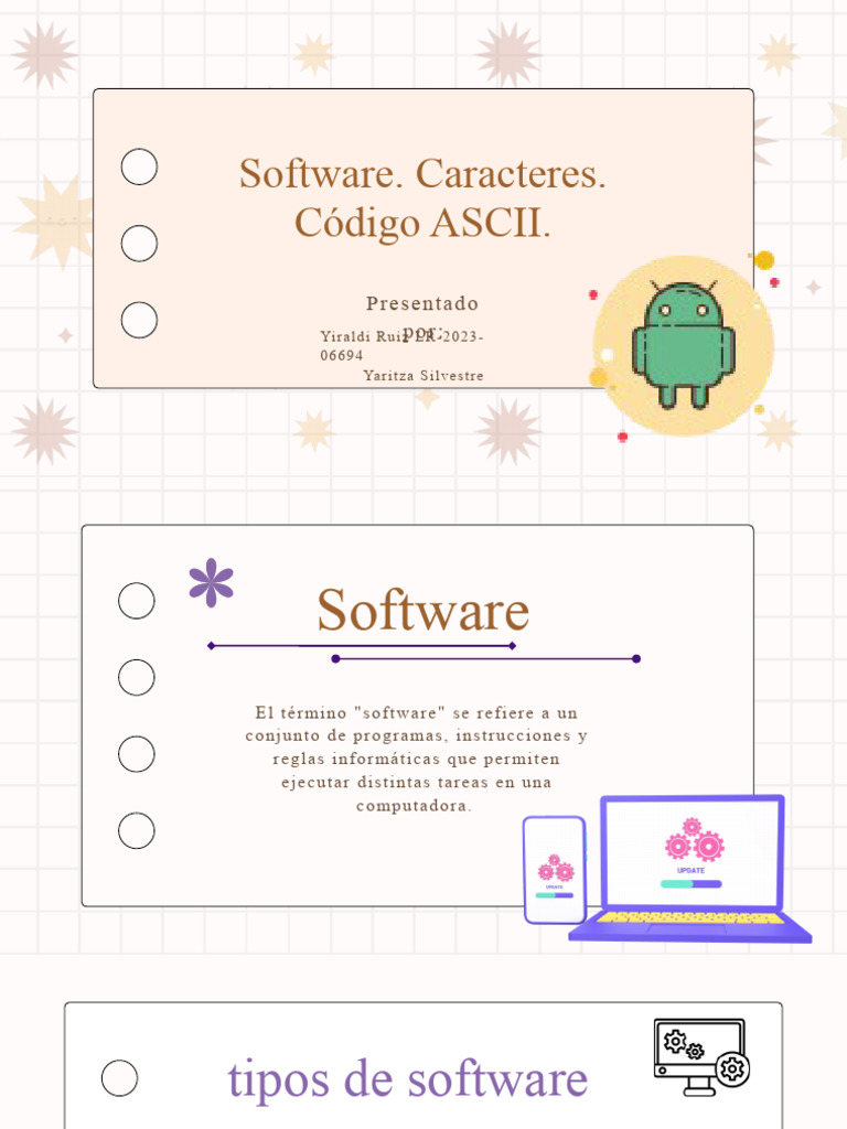Software, Caracteres y Codigo | PDF | Ascii | Software