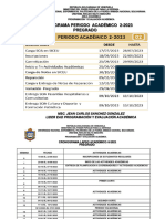 Calendario Academico