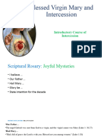 Blessed Virgin Mary and Intercession PPT 2024
