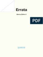 Marrow Errata