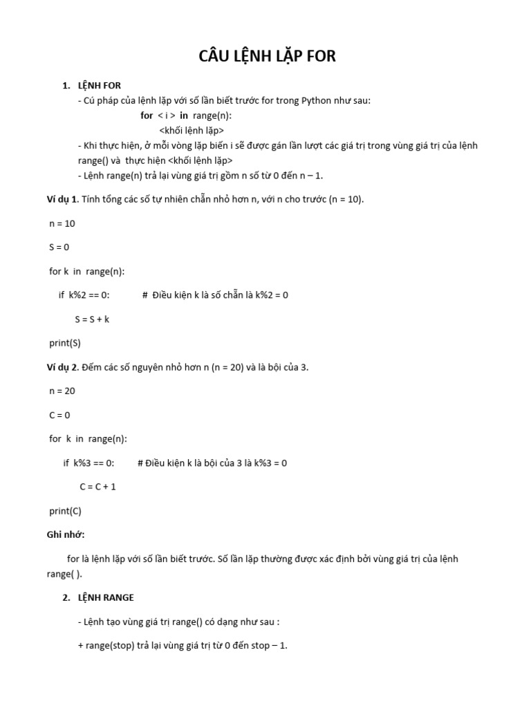 Lenh for pdf