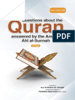 Questions About The Quran Answered