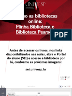 TUTORIAL - PRIMEIRO ACESSO NAS BIBLIOTECAS