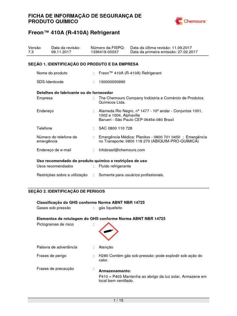 Fispq freon 410a r 410a pdf v lvula qu mica