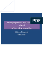 Emerging Trends and Challenges in Technical Education